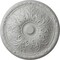 Ekena Millwork Granada Ceiling Medallion (Fits Canopies up to 4 1/4"), Hand-Painted Frost, 15 3/4"OD x 5/8"P CM16GAFRF - alternate 1